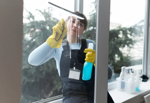 Nettoyage de vitres intérieures et extérieures à Reugny